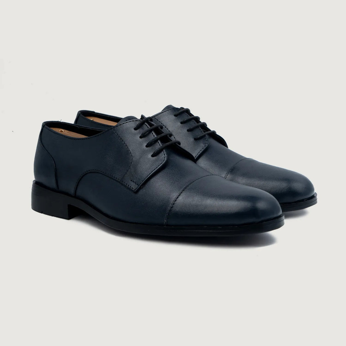 Attorney Midnight Blue Full Grain Derby Shoes