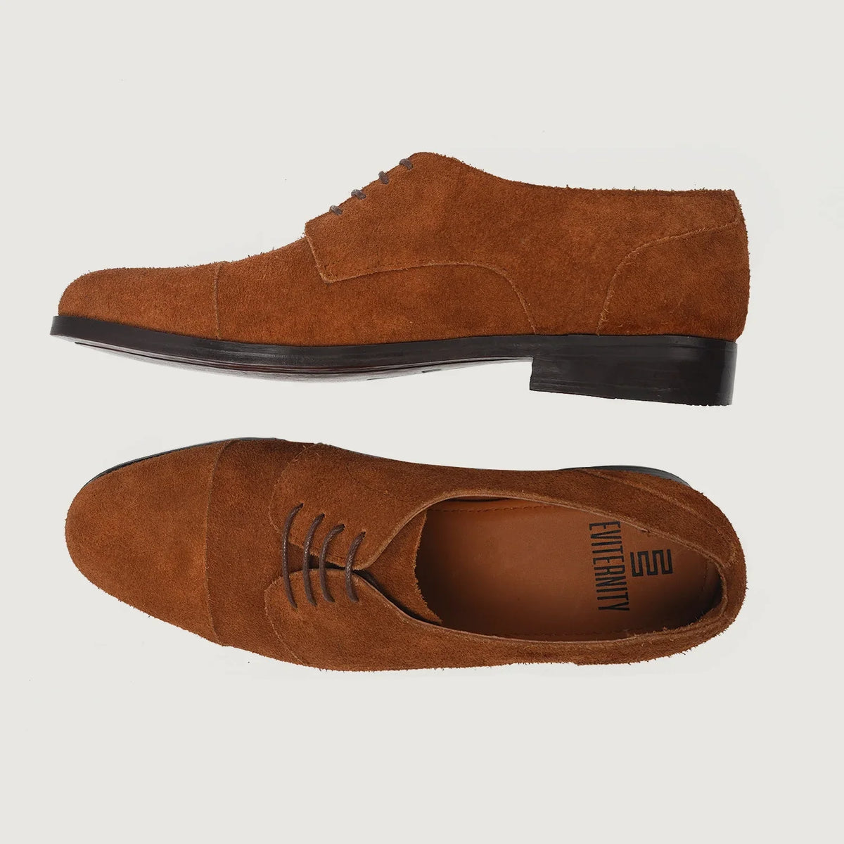 Attorney Brown Suede Derby Shoes