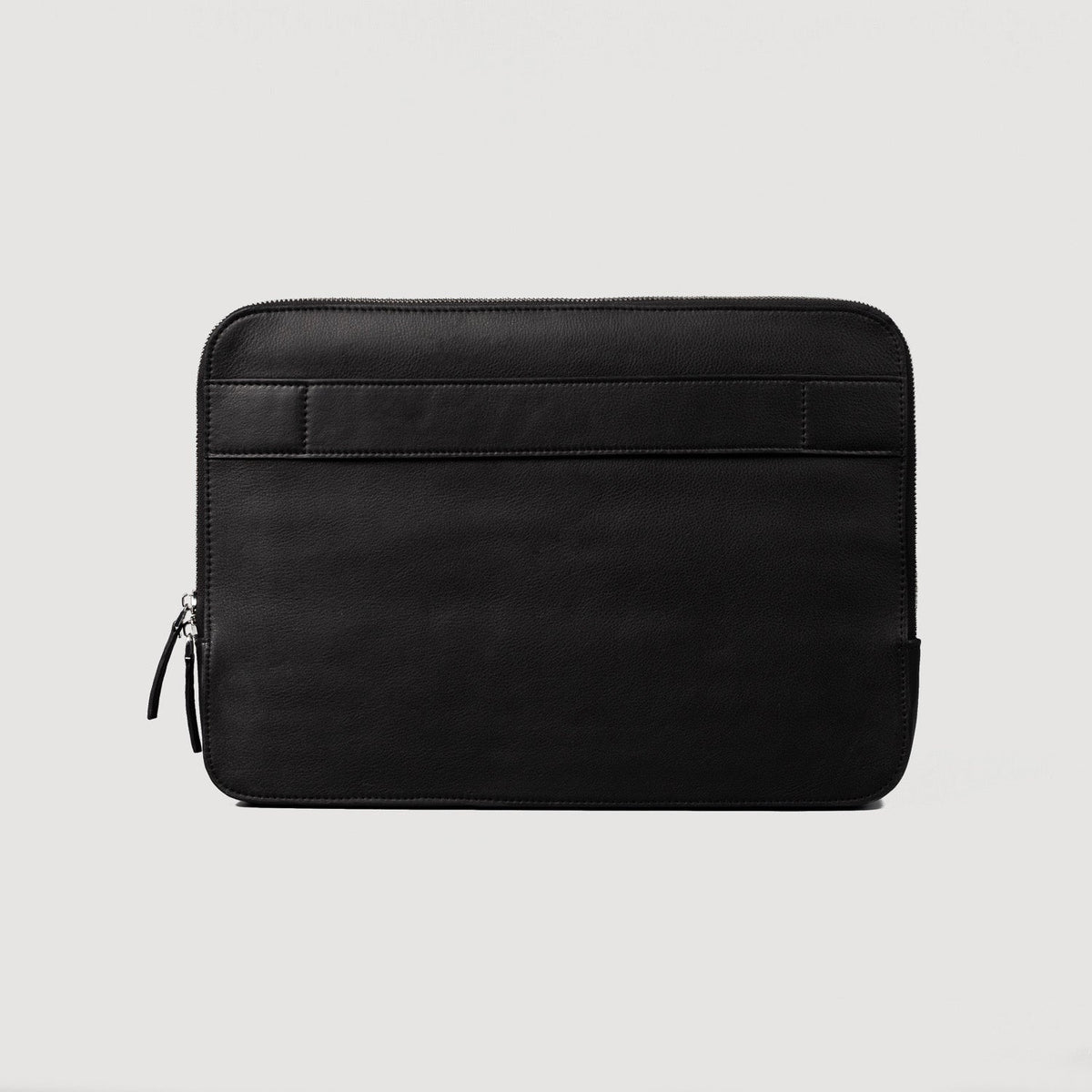 The Baxter Black Cowhide Leather Laptop Sleeve
