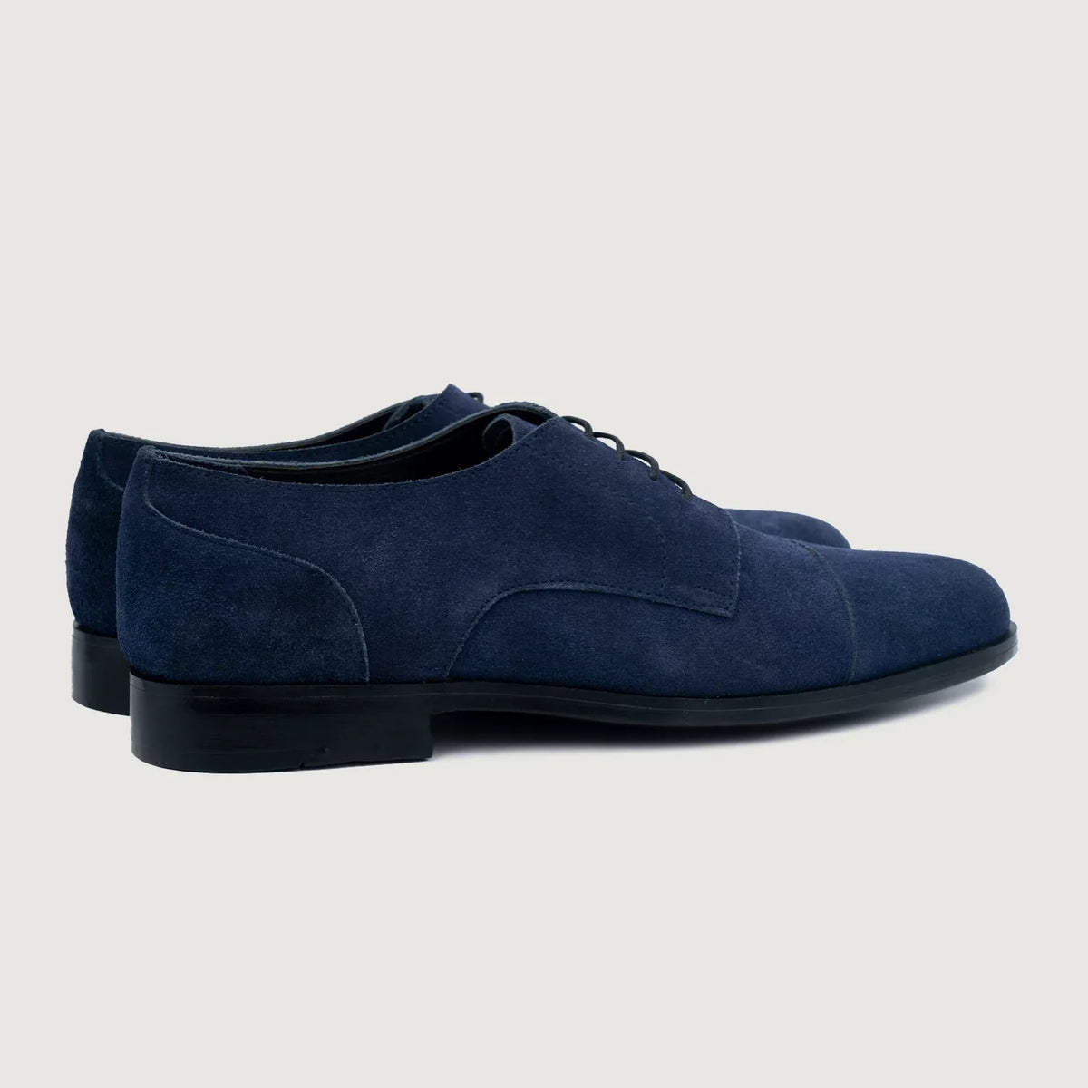 Attorney Midnight Blue Suede Derby Shoes