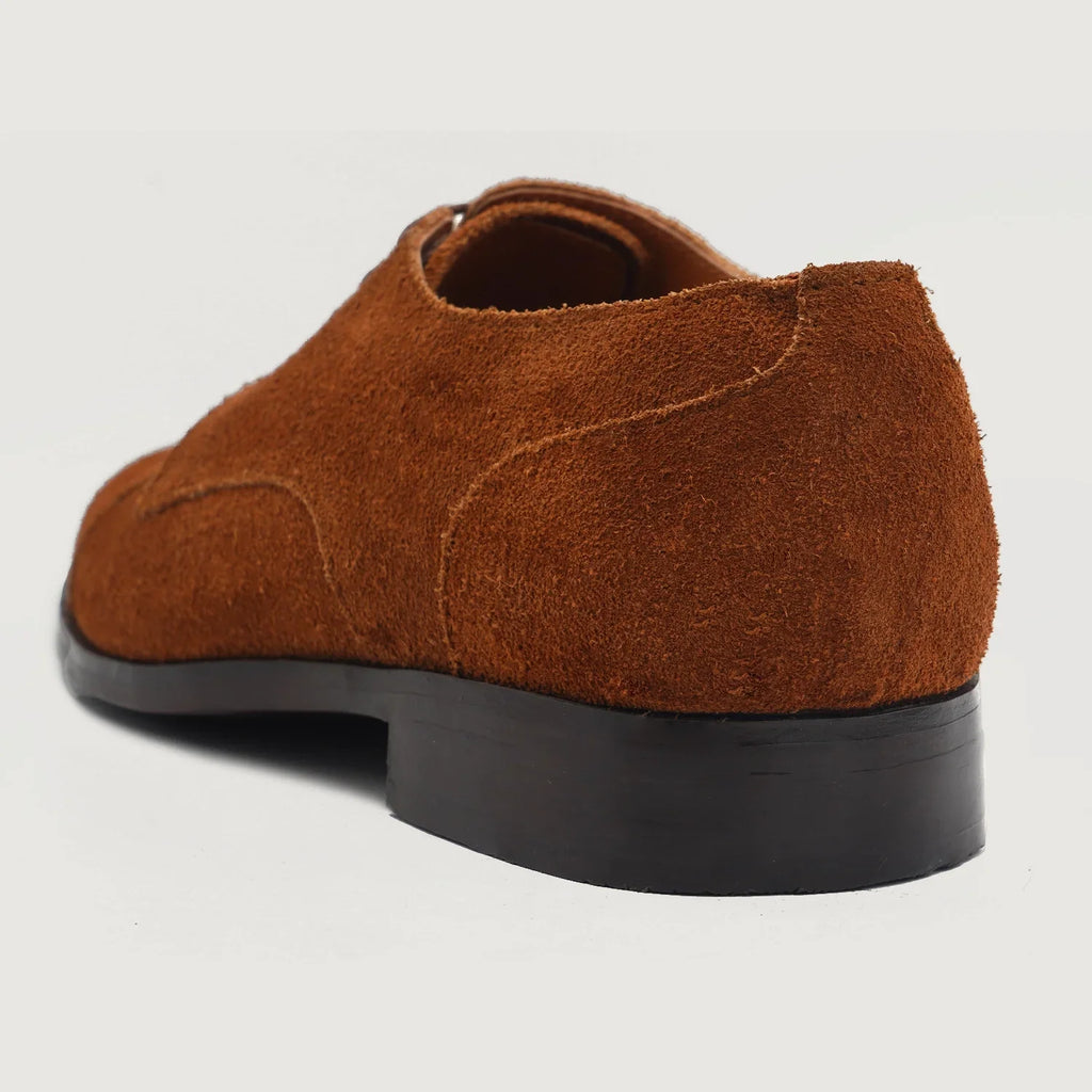 Attorney Brown Suede Derby Shoes