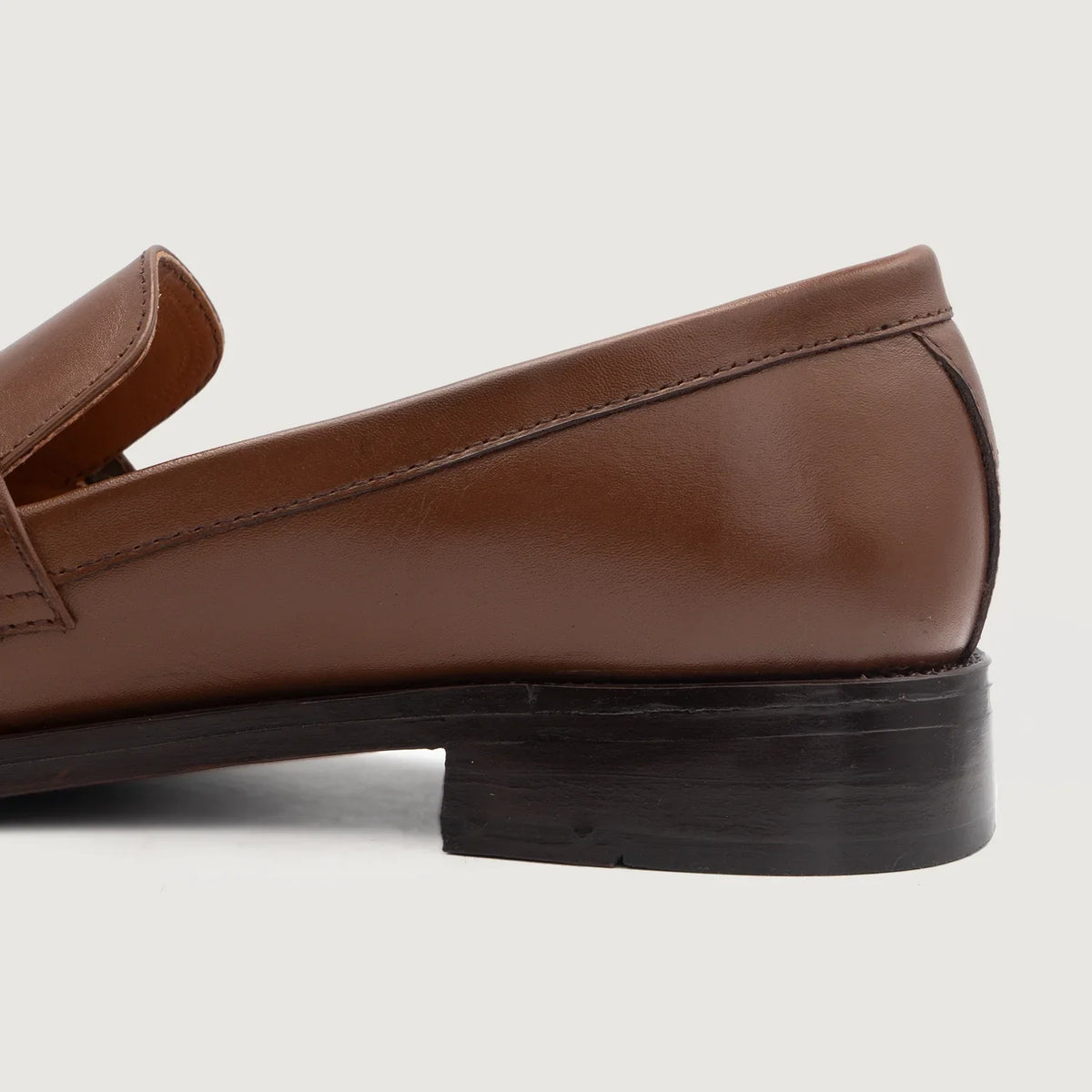 Baxton Brown Aniline Leather Loafers