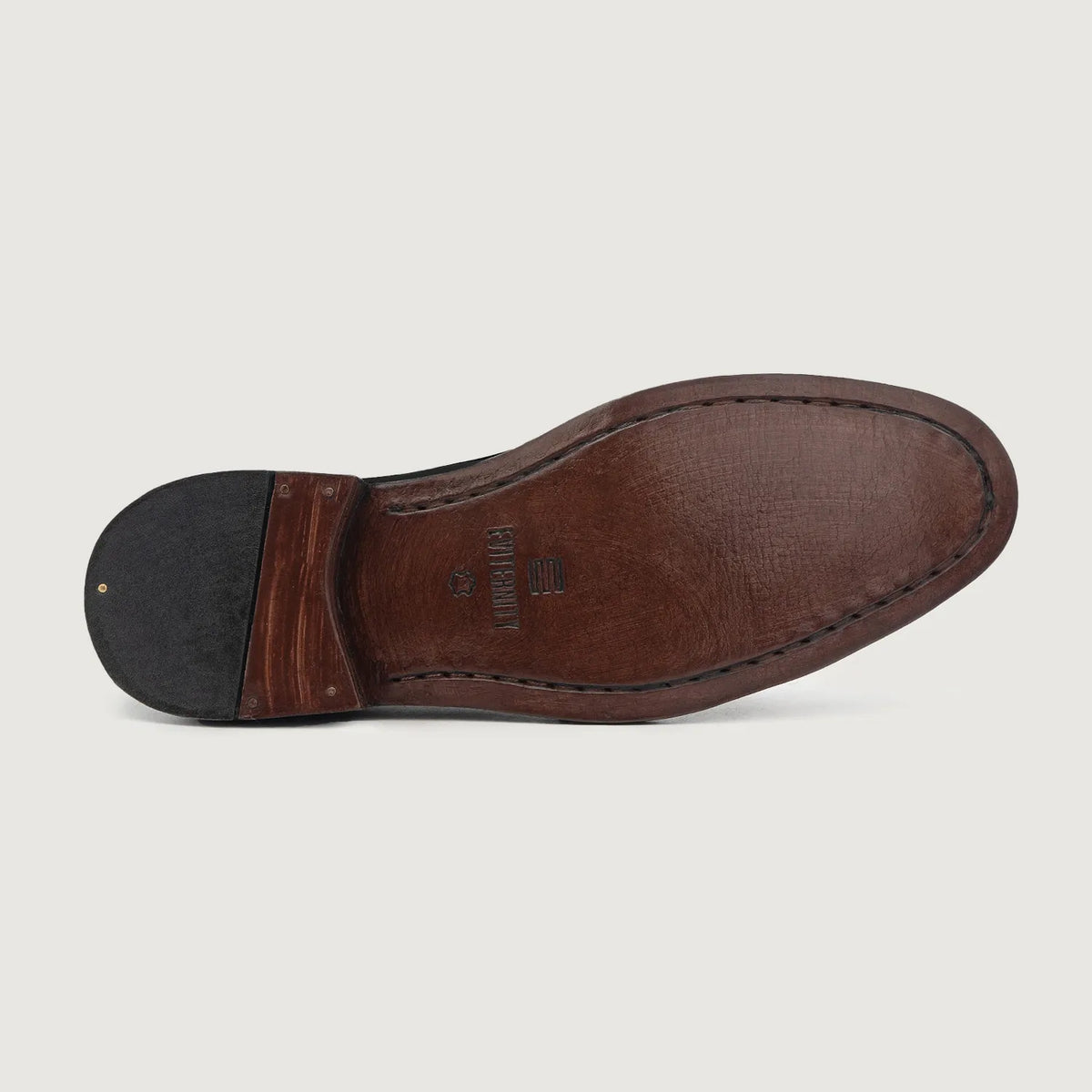 Baxton Black Aniline Leather Loafers