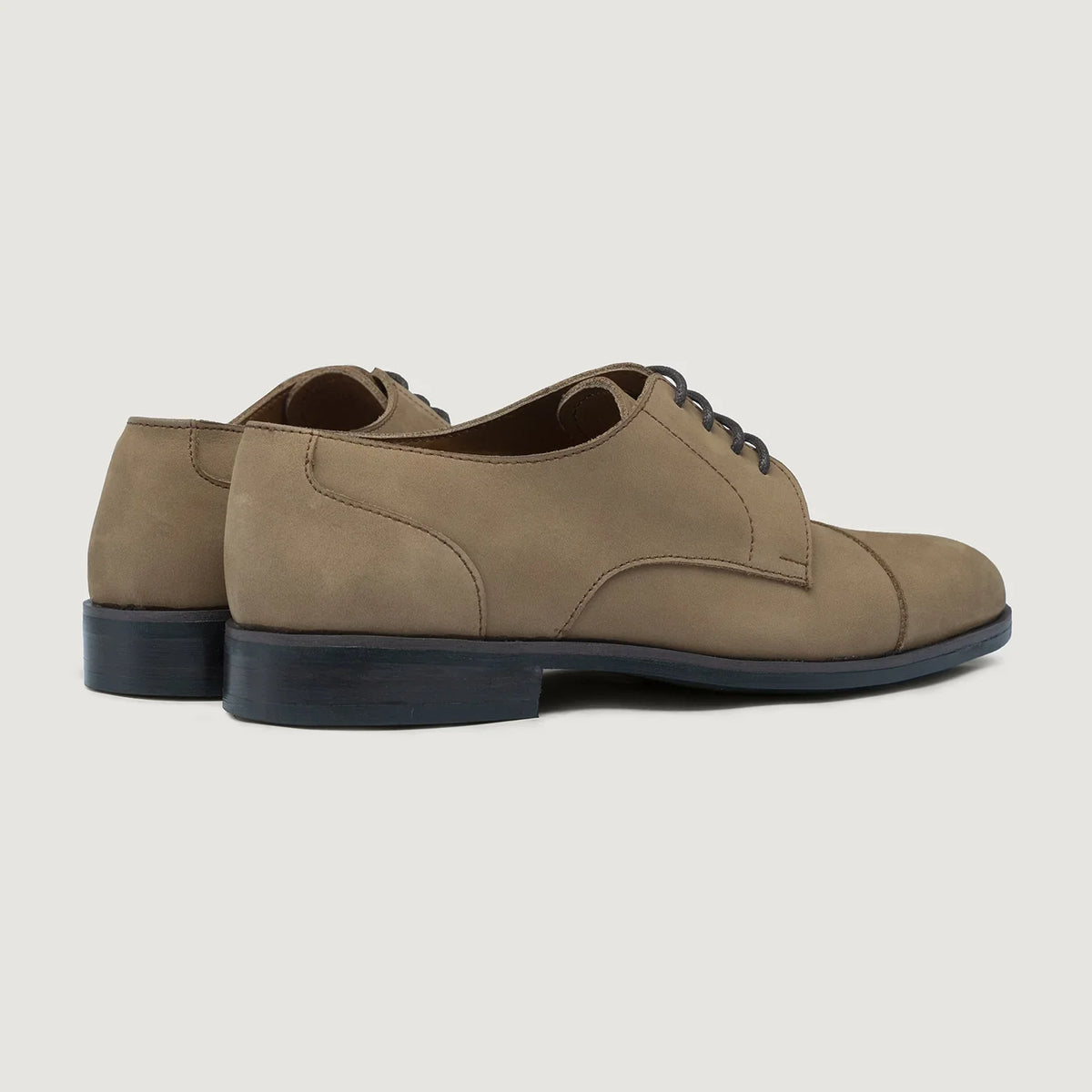 Attorney Brown Nubuck StudGuard Derby Shoes