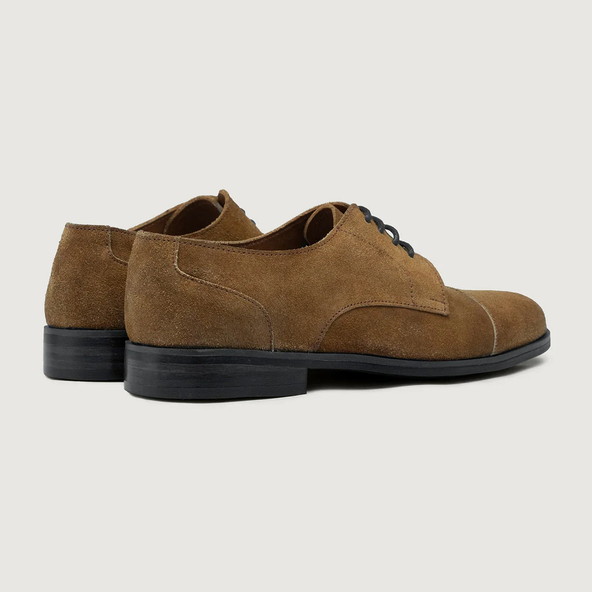 Attorney Brown Suede StudGuard Derby Shoes