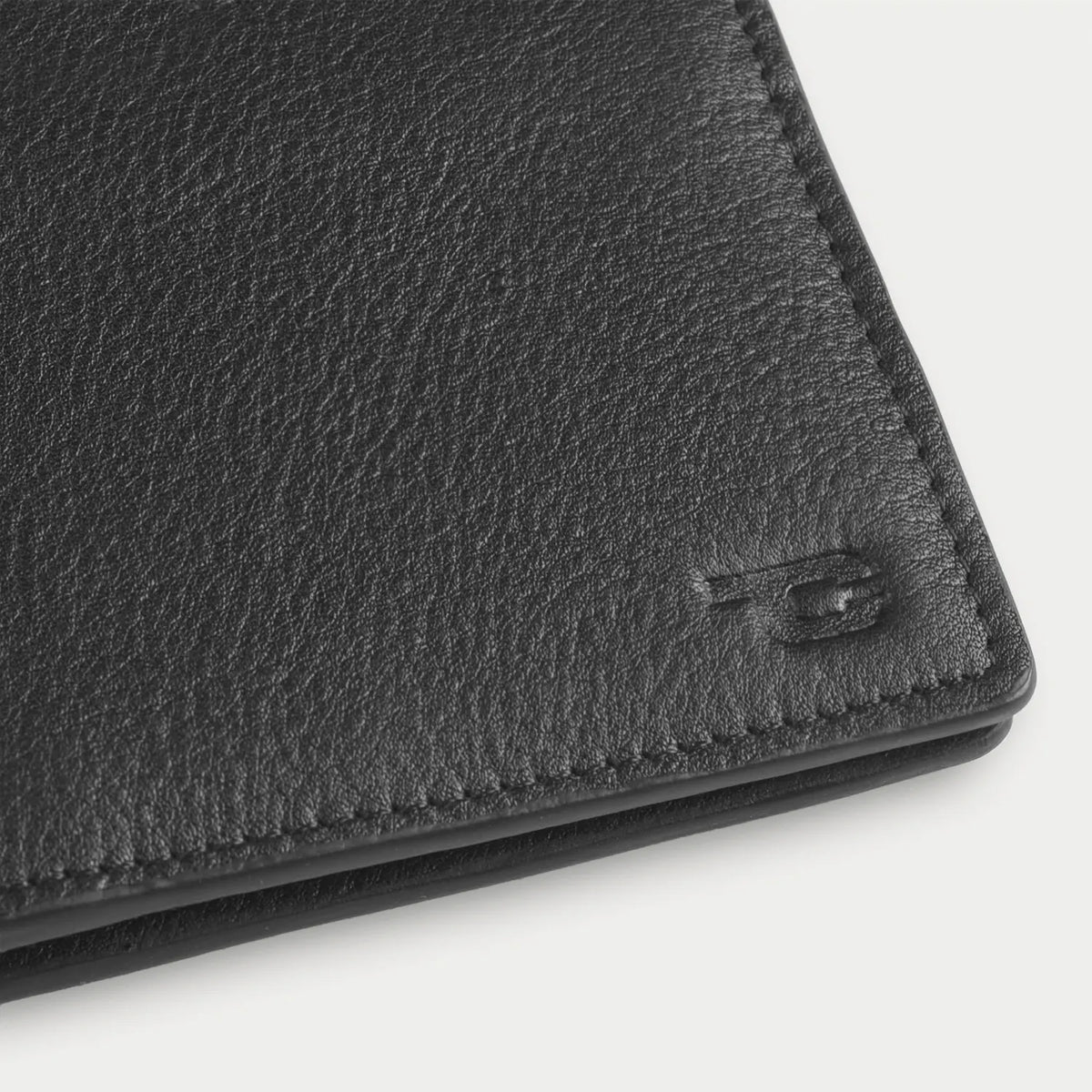 Bernardi Black Full Grain Cowhide Bi-Fold Travel Wallet