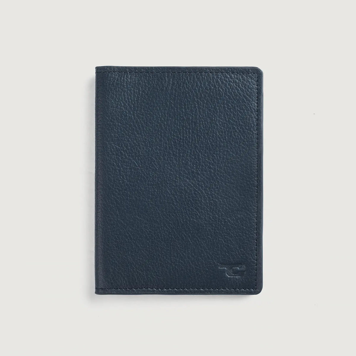 Bernardi Blue Full Grain Cowhide Bi-Fold Travel Wallet