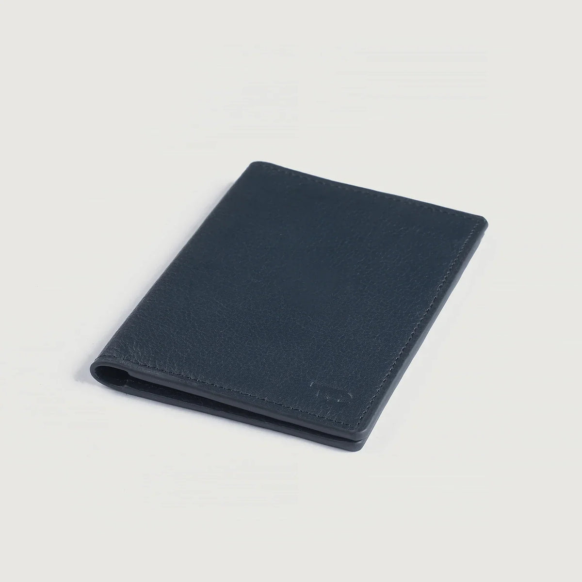 Bernardi Blue Full Grain Cowhide Bi-Fold Travel Wallet