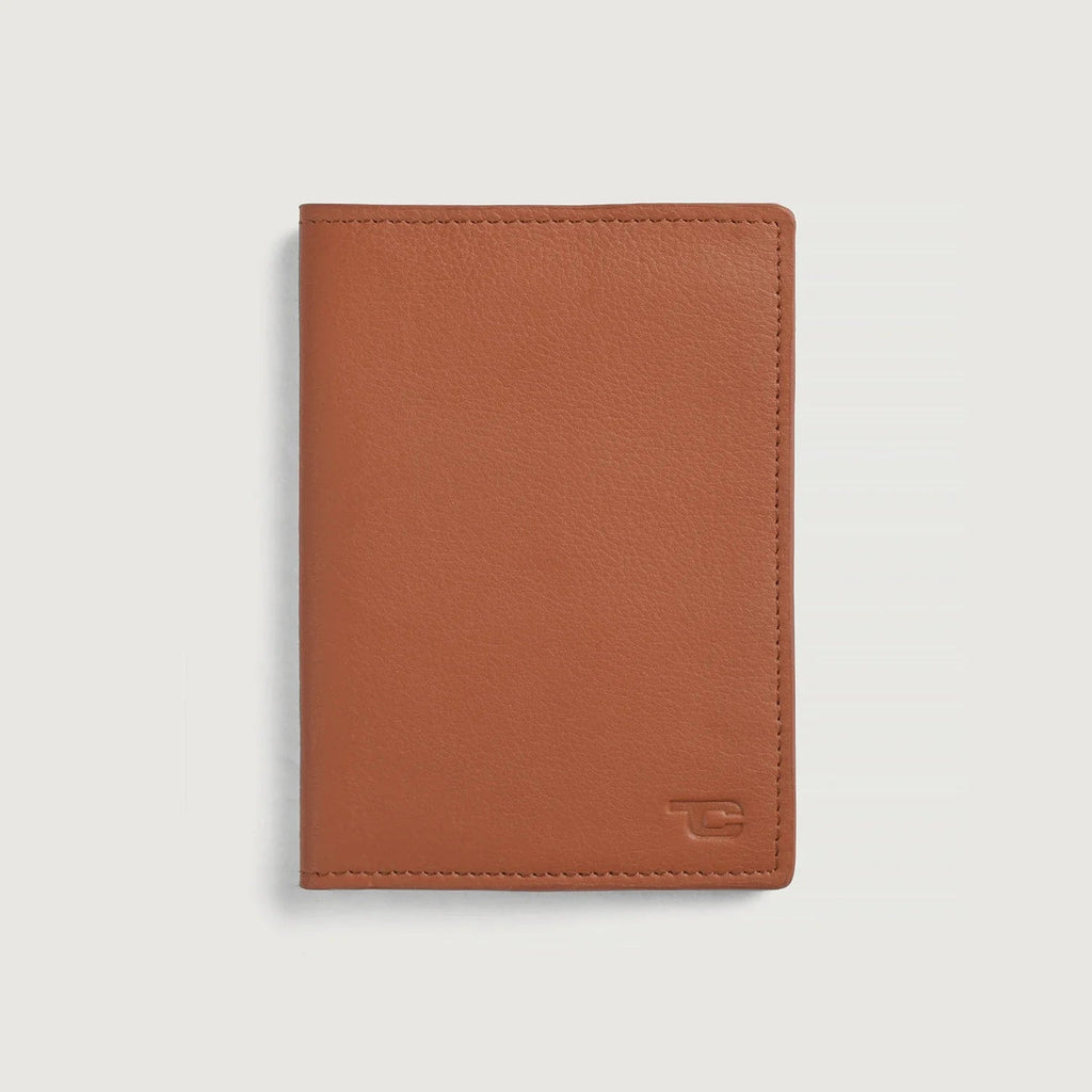 Bernardi Brown Full Grain Cowhide Bi-Fold Travel Wallet