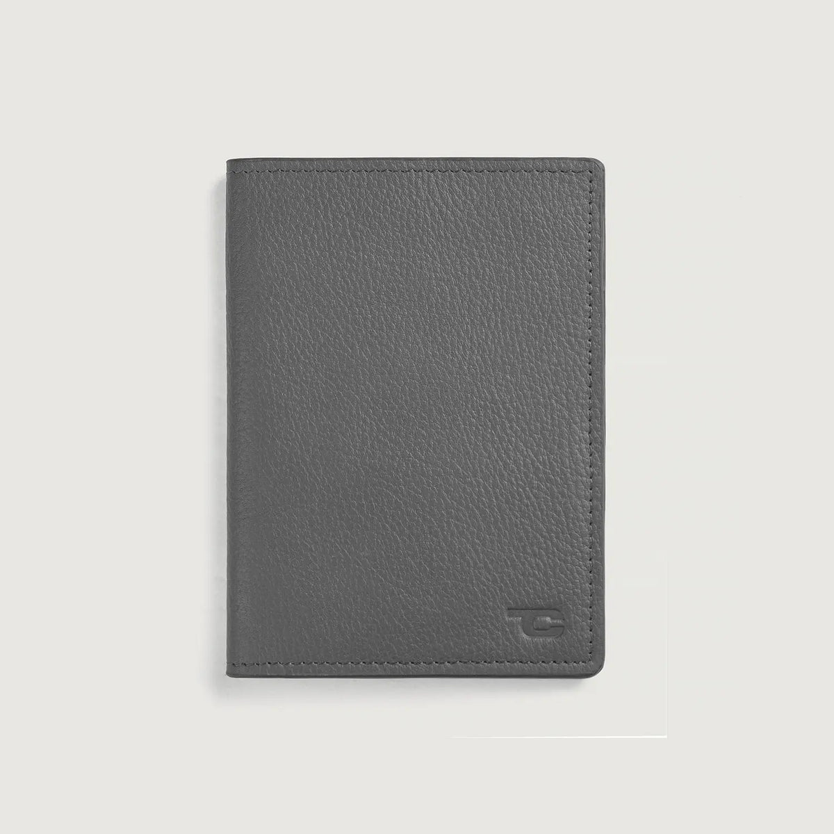 Bernardi Grey Full Grain Cowhide Bi-Fold Travel Wallet