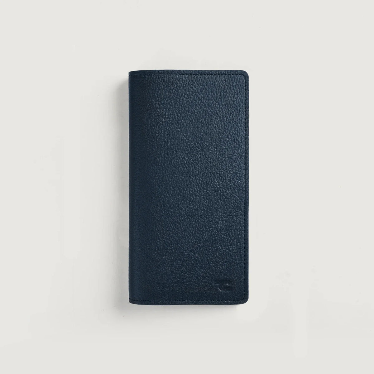 Cameron Grey Full Grain Leather Long Wallet