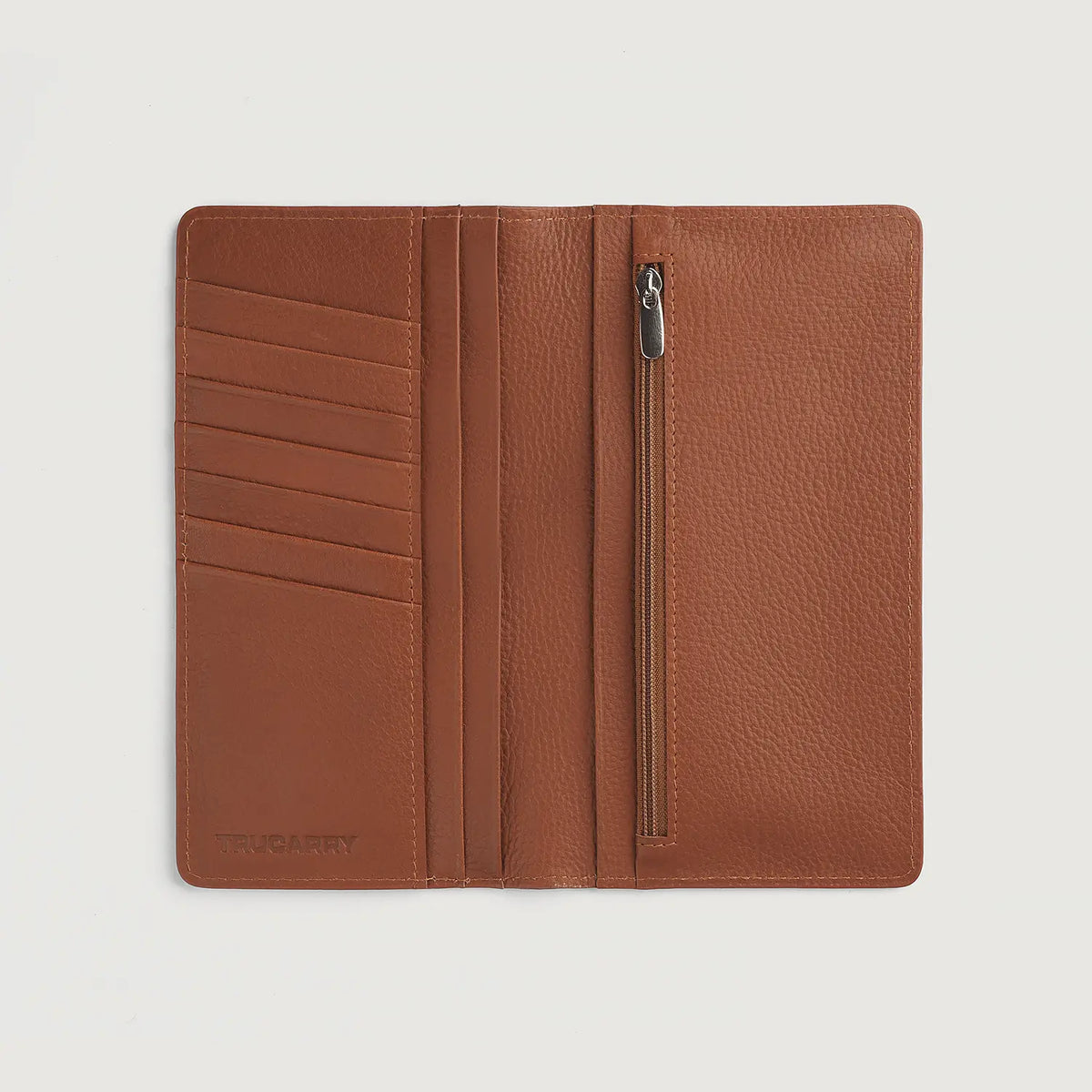 Cameron Brown Full Grain Leather Long Wallet