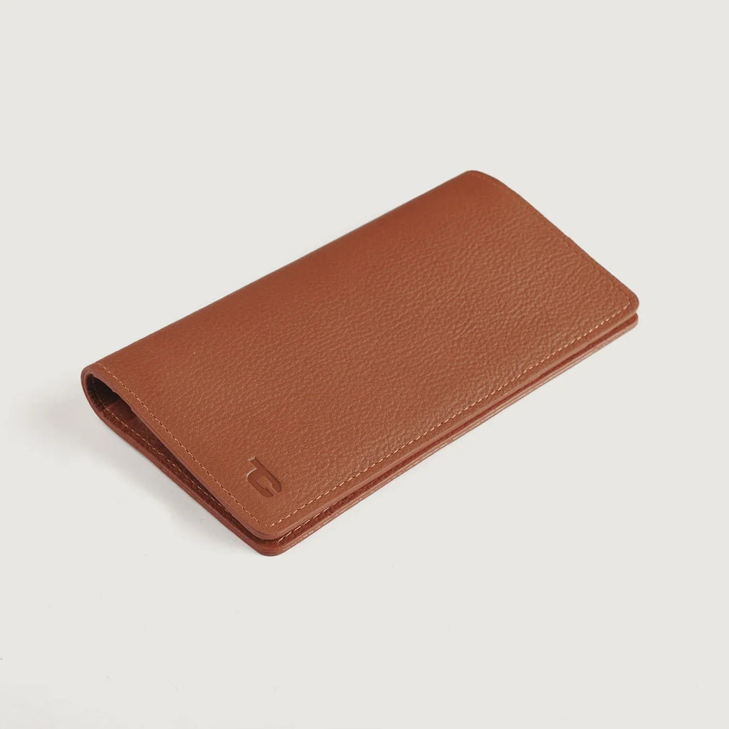 Cameron Brown Full Grain Leather Long Wallet