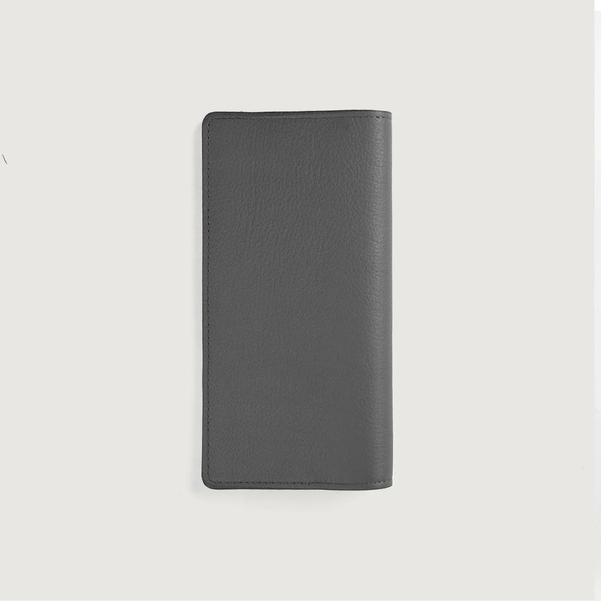 Cameron Grey Full Grain Cowhide Long Wallet