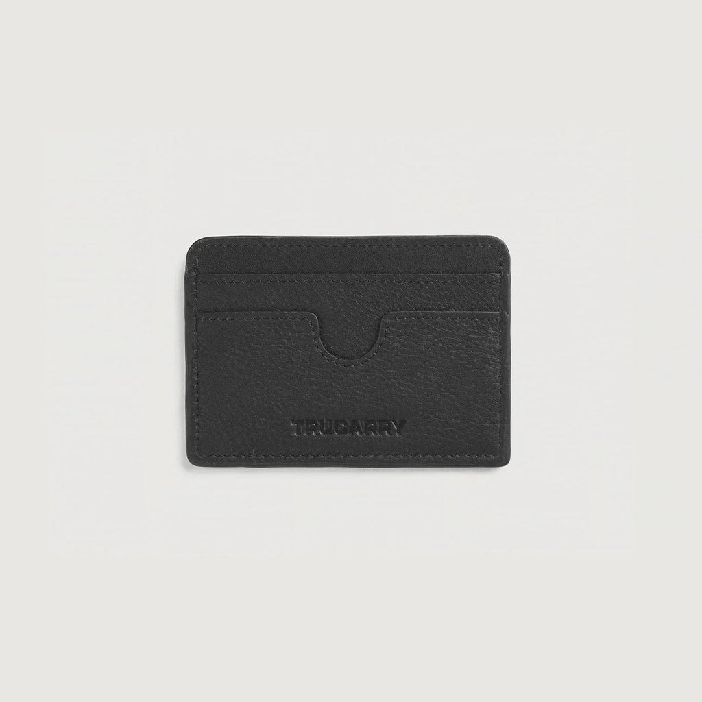 Karl Black Leather Card Holder