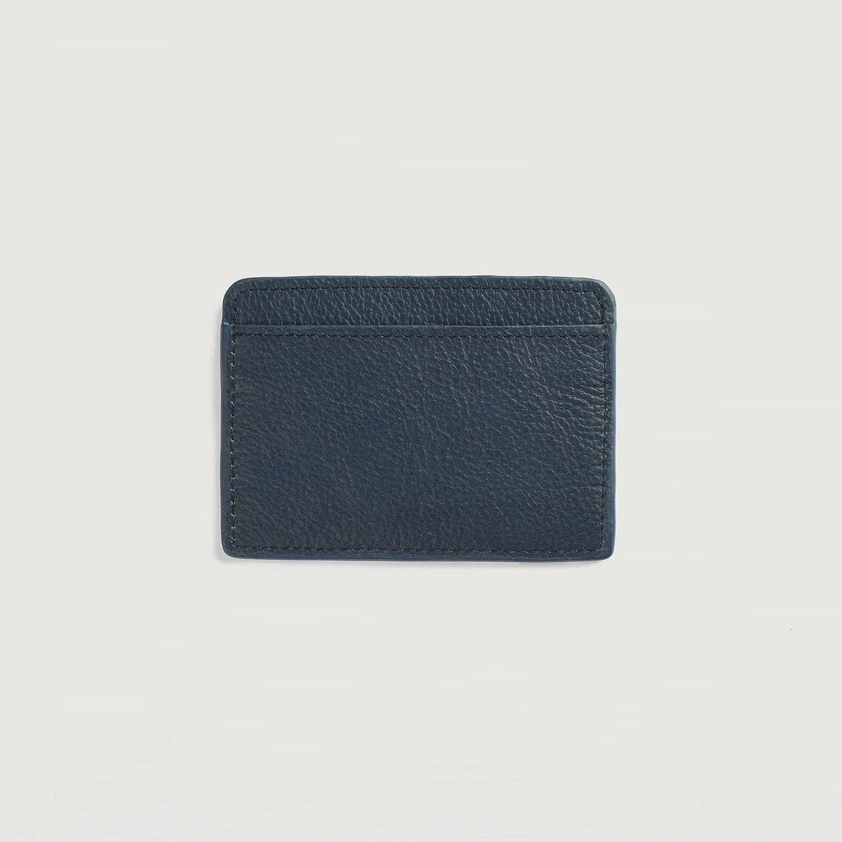 Karl Blue Leather Card Holder