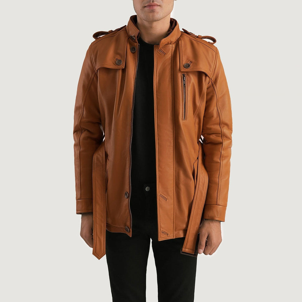 Hunter Tan Brown Fur-Lined Sheepskin Jacket