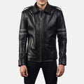 Armstrong Black Cowhide Biker Jacket