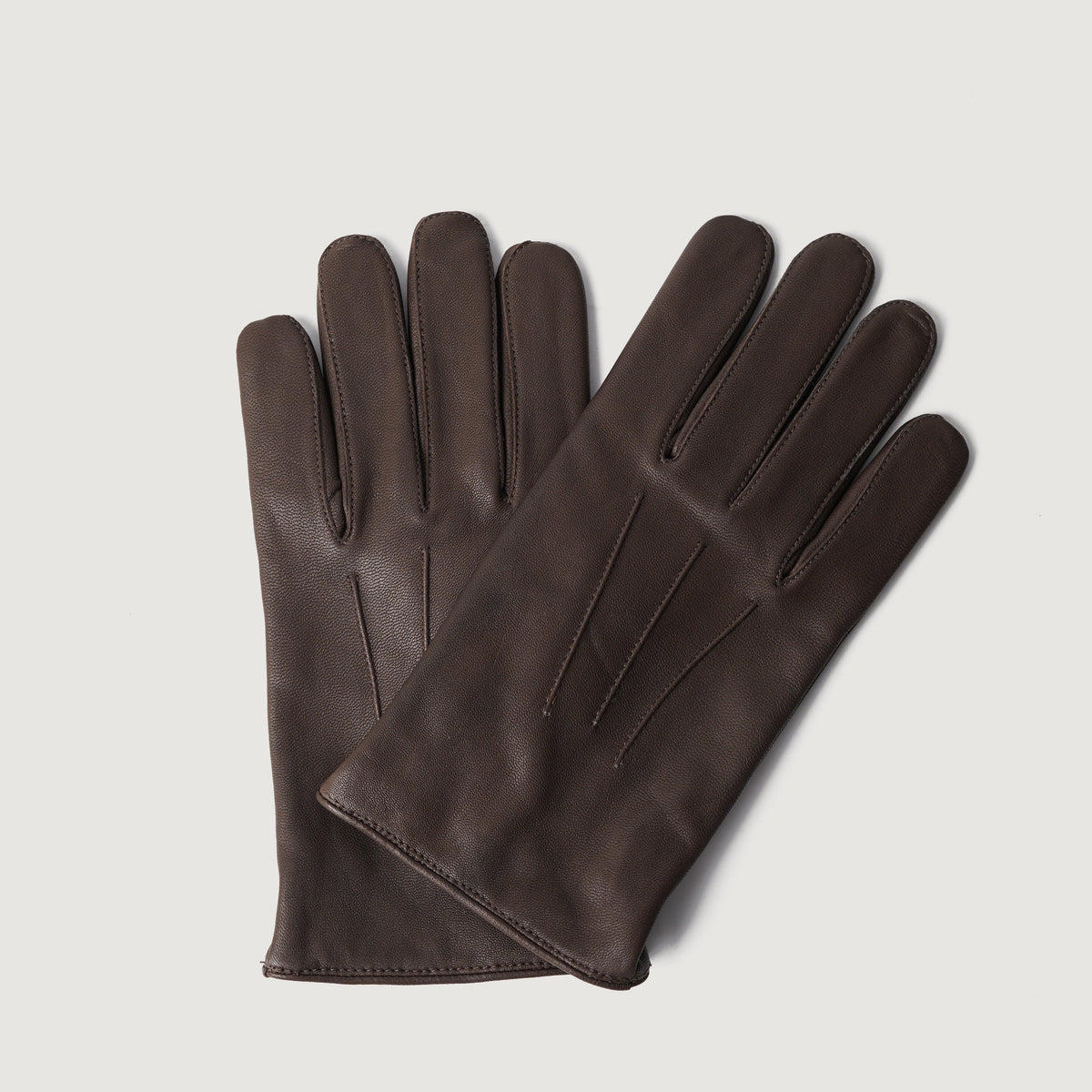 Ralph Brown Full Grain Leather Dress Gloves