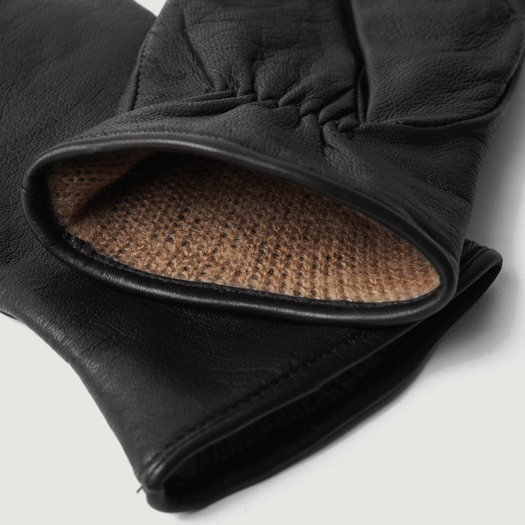 Saltor Black Full Grain Sheepskin Dress Gloves