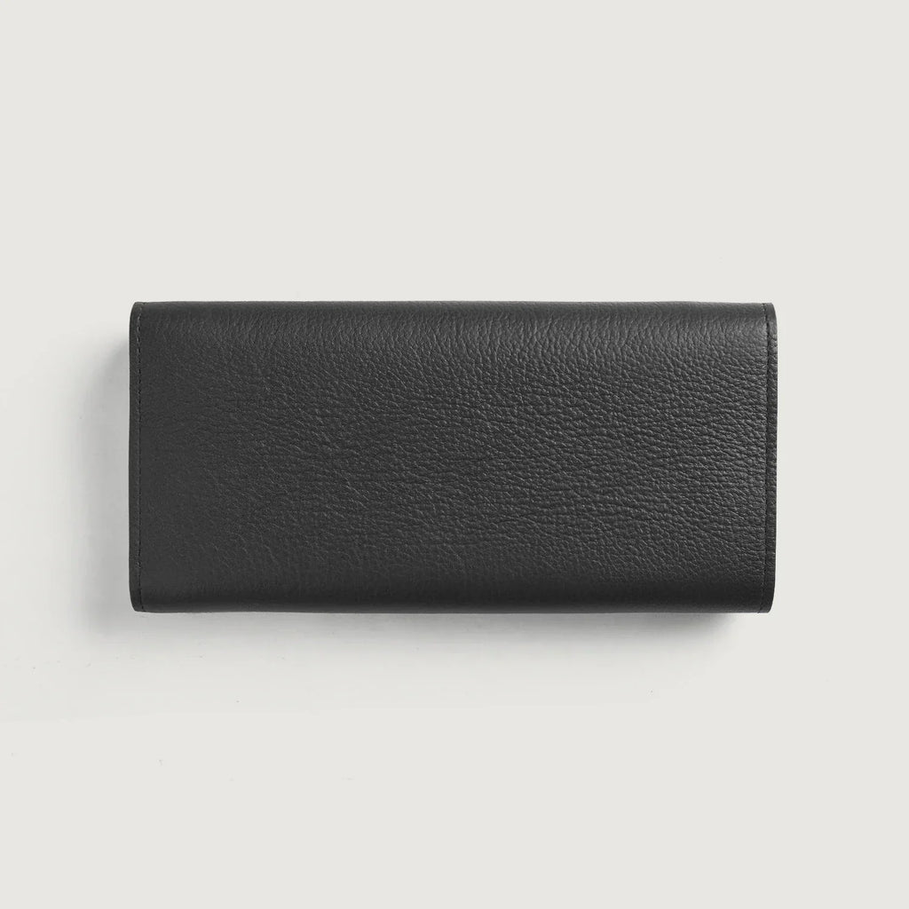 Taylor Black Cowhide Continental Wallet