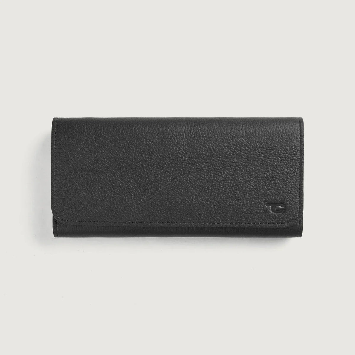Taylor Black Cowhide Continental Wallet