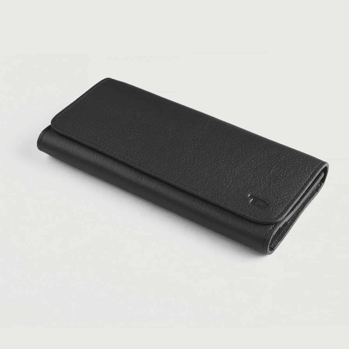 Taylor Black Cowhide Continental Wallet