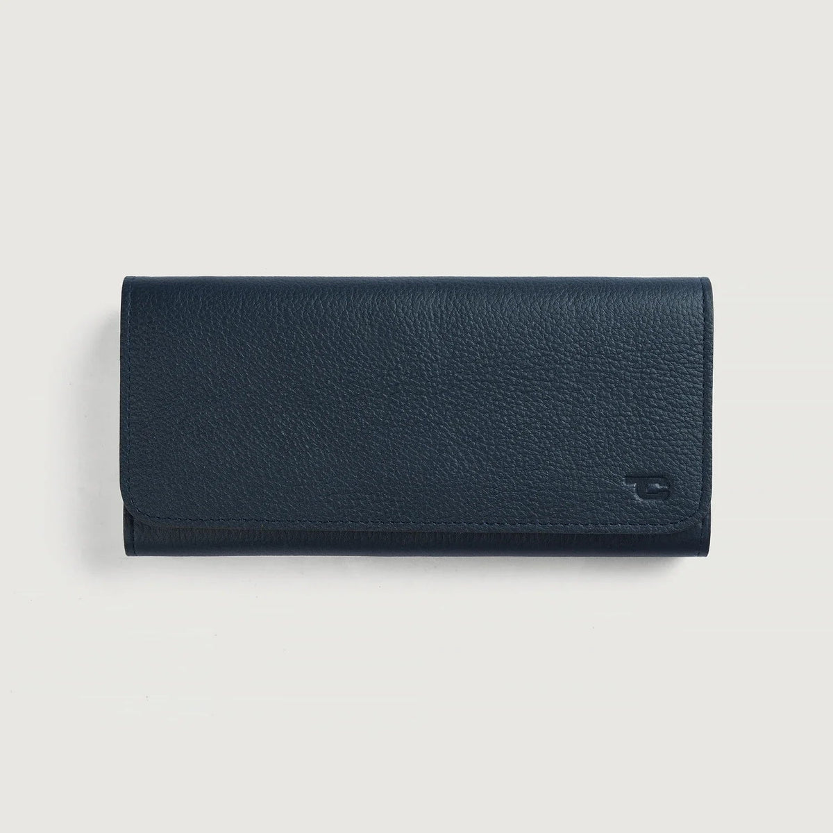 Taylor Blue Cowhide Continental Wallet