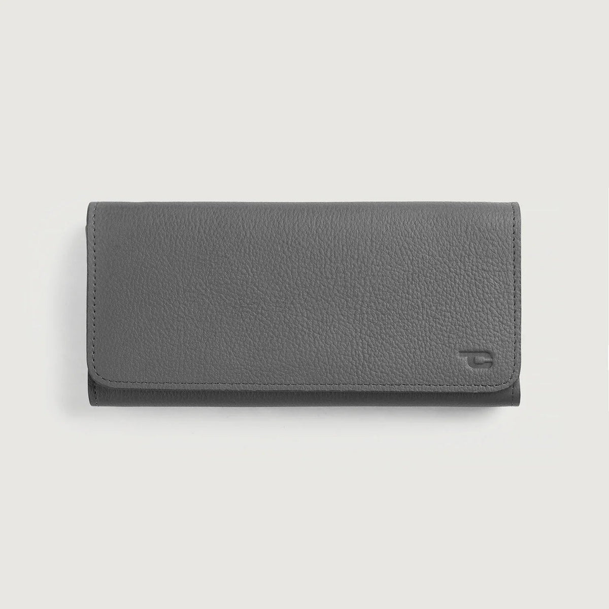 Taylor Grey Cowhide Continental Wallet