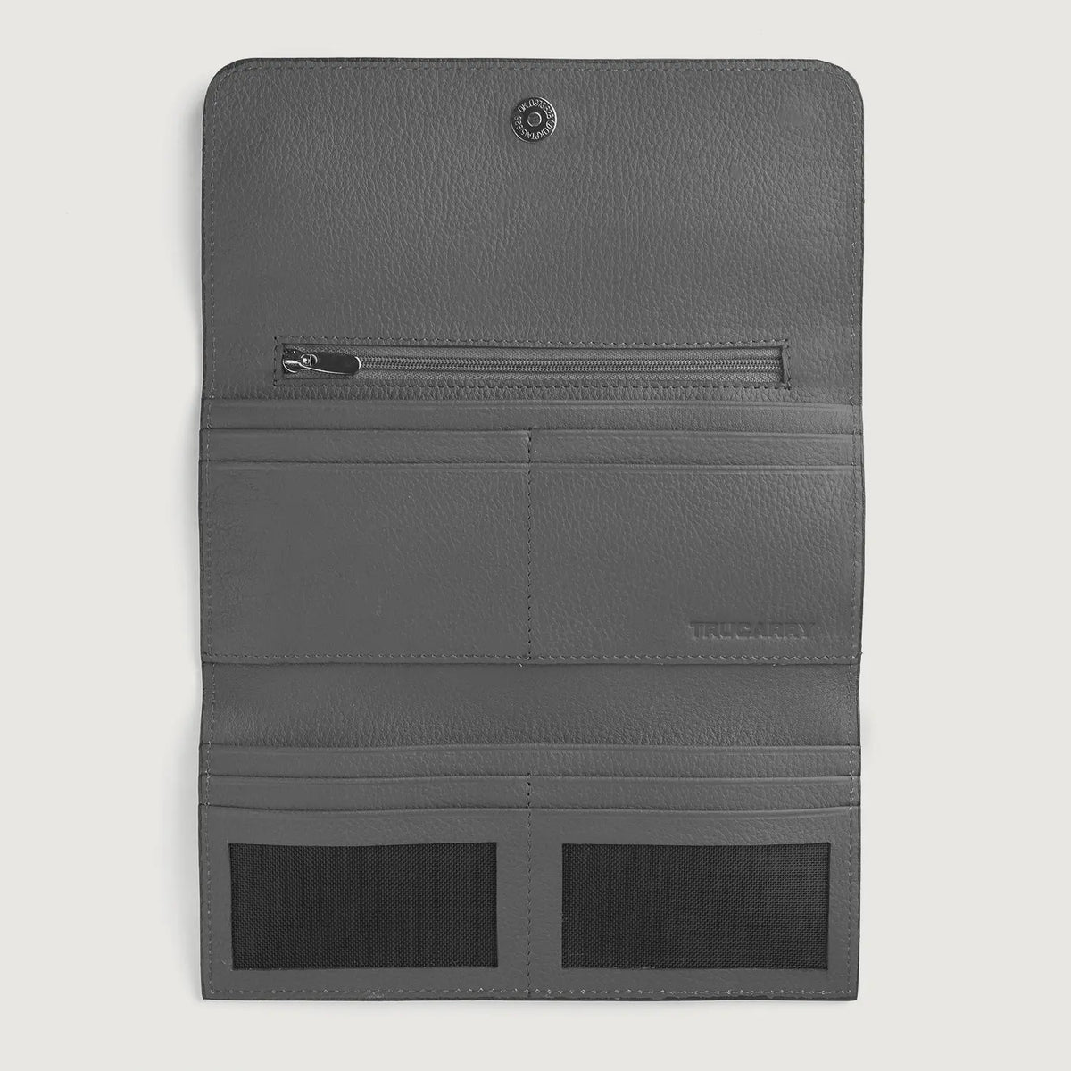 Taylor Grey Cowhide Continental Wallet