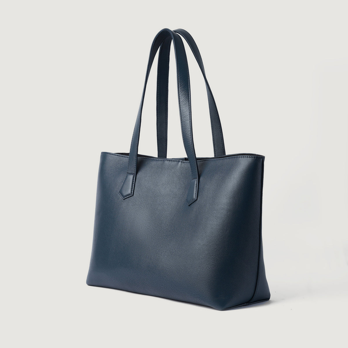 The Bianca Blue Full Grain Leather Tote Bag