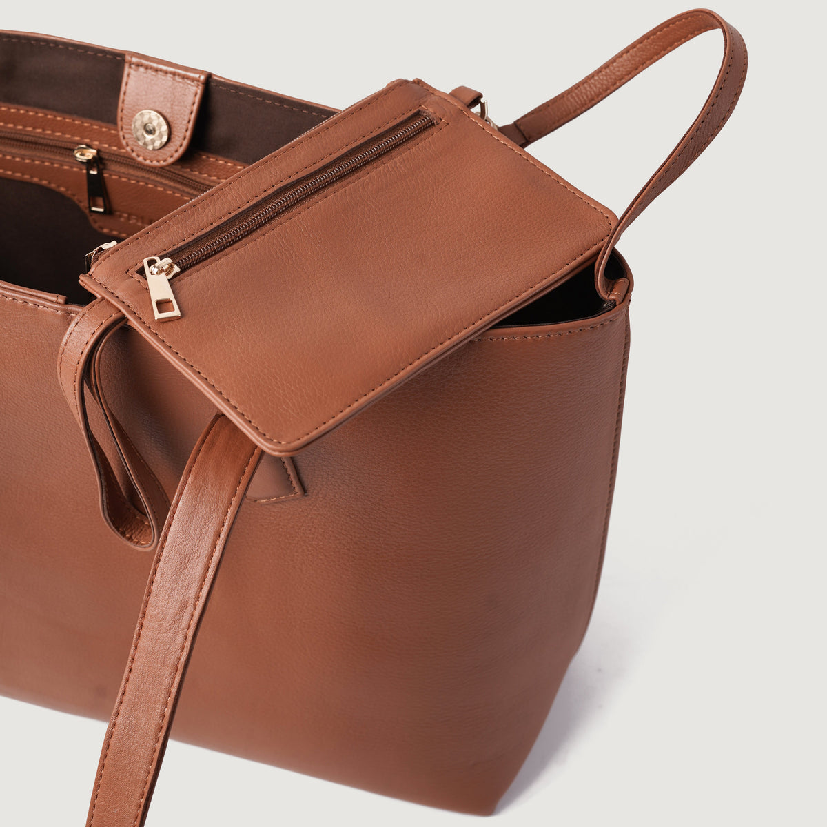 The Bianca Brown Cowhide Leather Tote Bag
