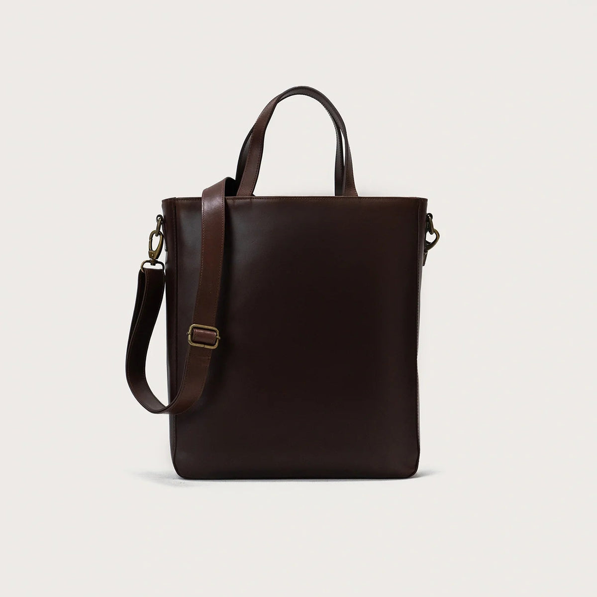 The Poet Vintage Brown Crazy Horse Leather Tote Bag