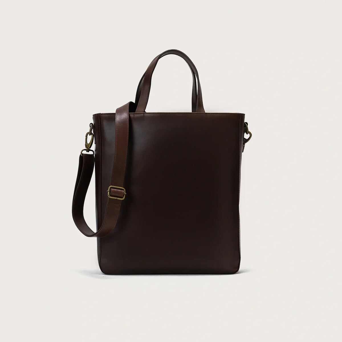 The Poet Vintage Brown Crazy Horse Leather Tote Bag