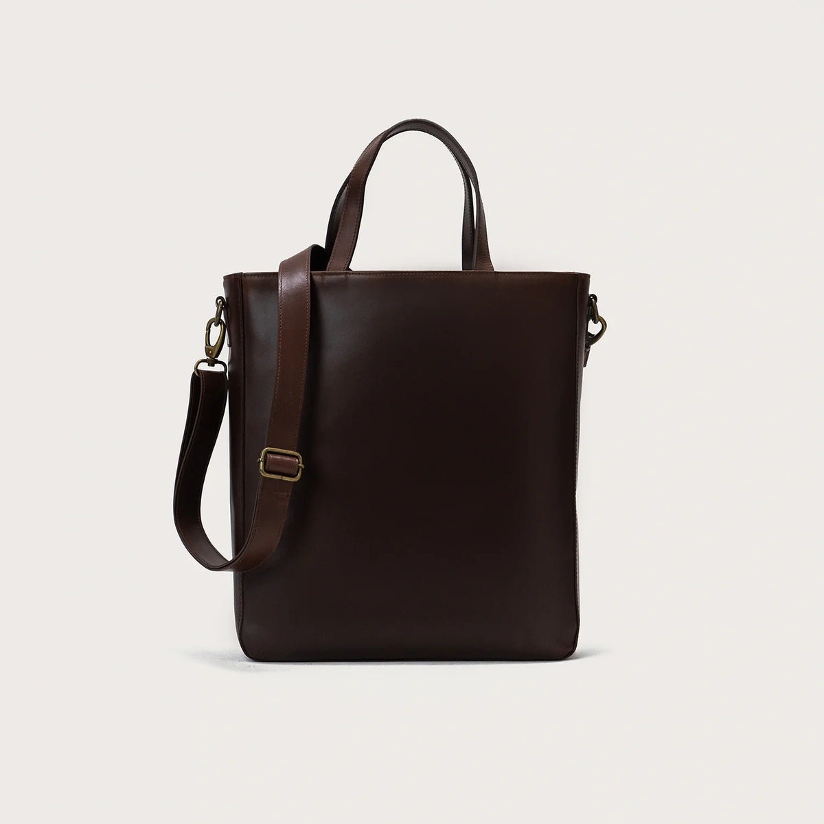 The Poet Vintage Brown Crazy Horse Leather Tote Bag