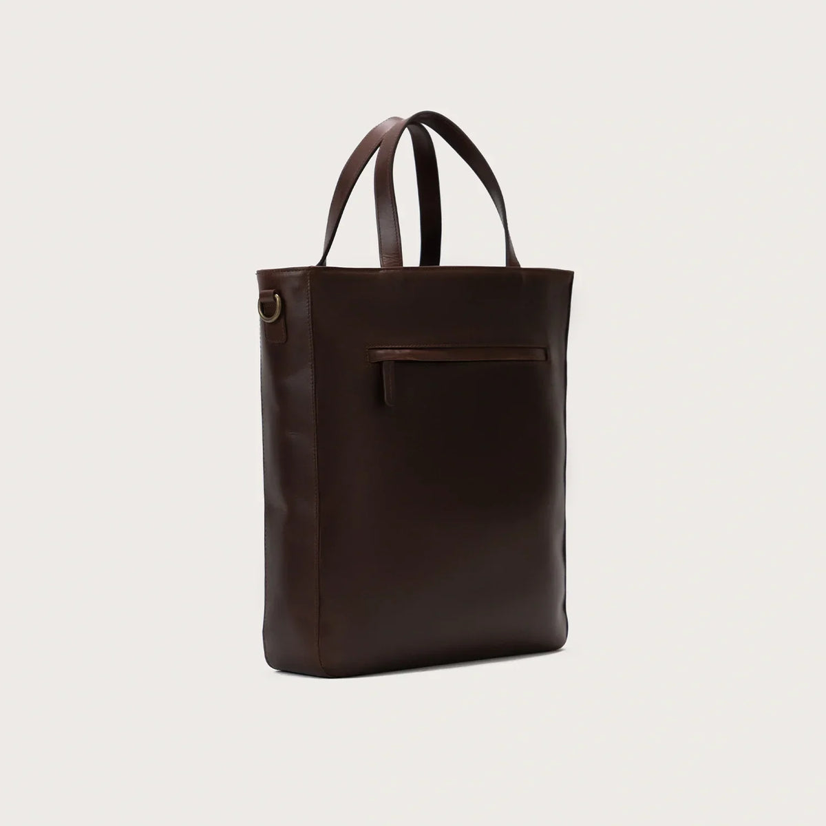 The Poet Vintage Brown Crazy Horse Leather Tote Bag