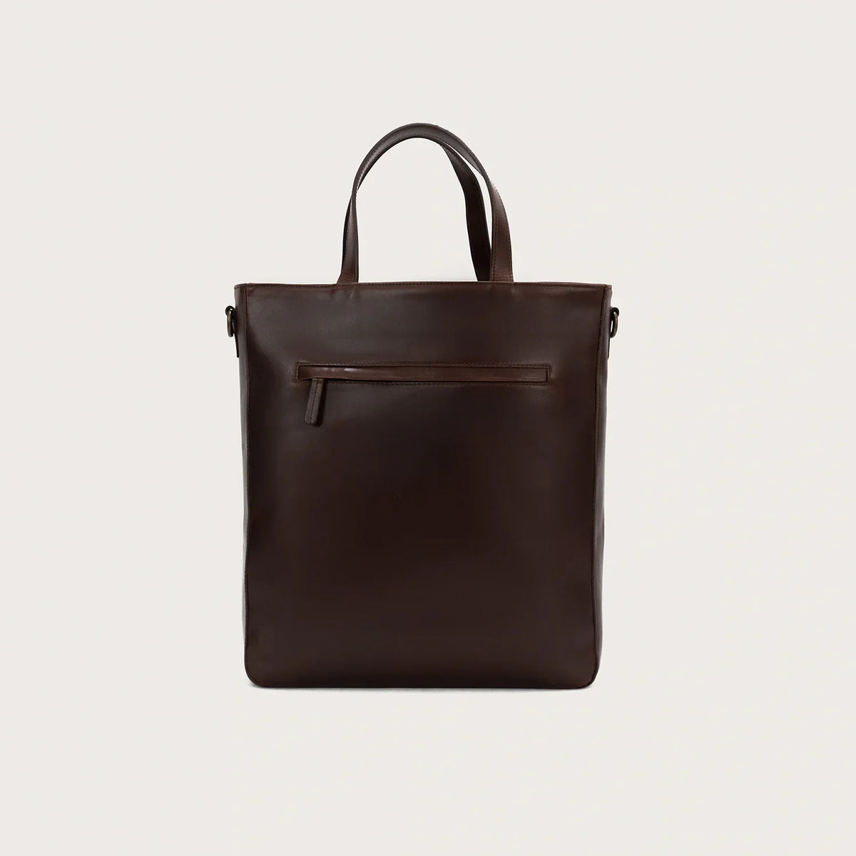 The Poet Vintage Brown Crazy Horse Leather Tote Bag