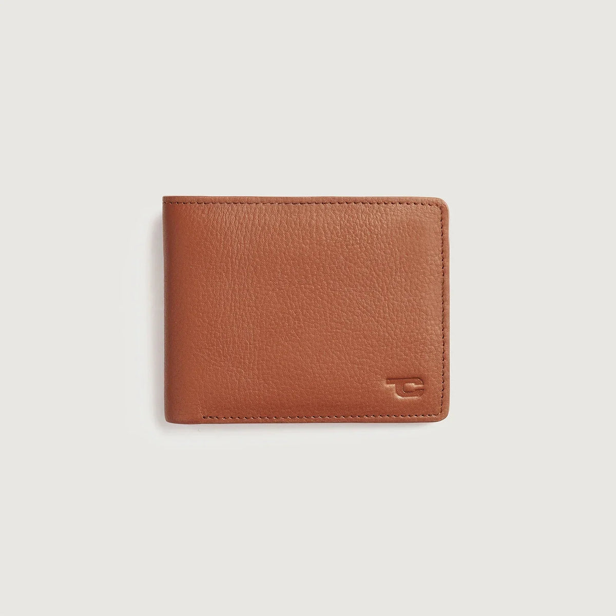 Voren Brown Full Grain Leather Bifold Wallet