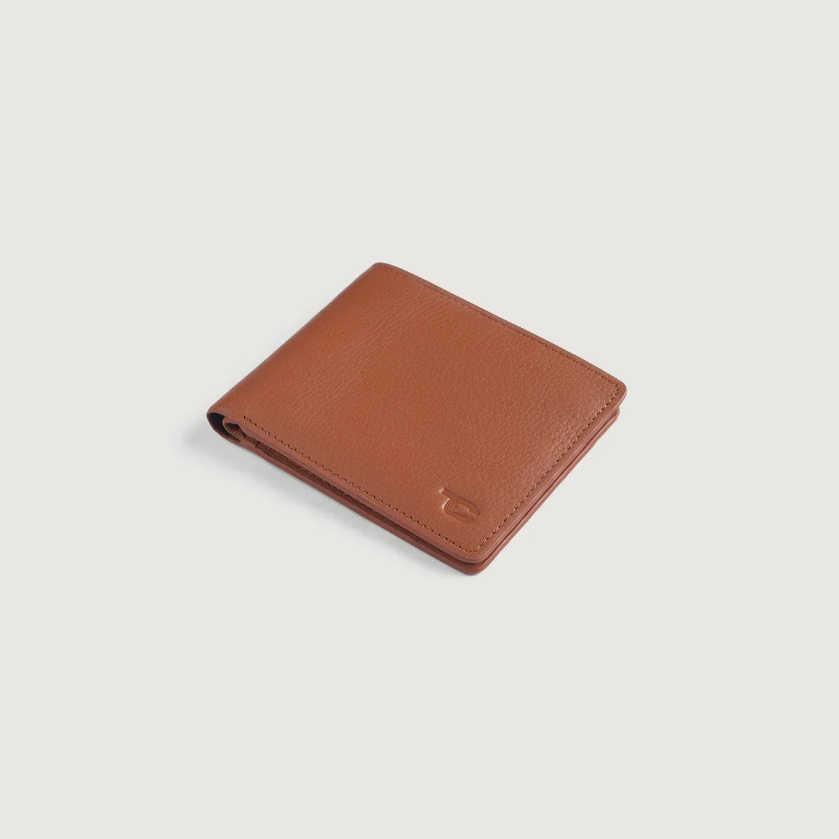 Voren Brown Full Grain Leather Bifold Wallet