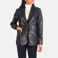 Norma Brown Sheepskin Leather Blazer