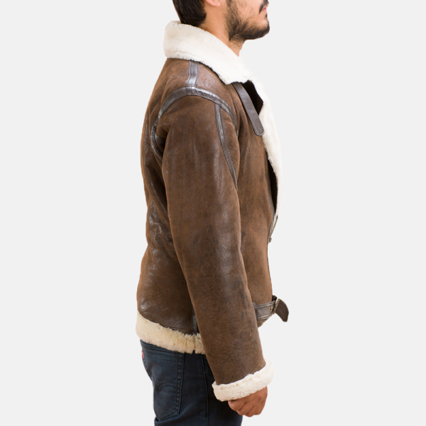 Sheepskin Mens Forest Double Face Shearling Jacket - JH0052