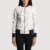 Womens Donna Blake White Leather Bomber Jacket - JH0072