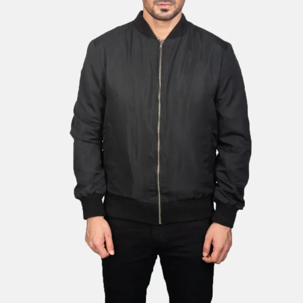 Zack Black Bomber Jacket - JH0126