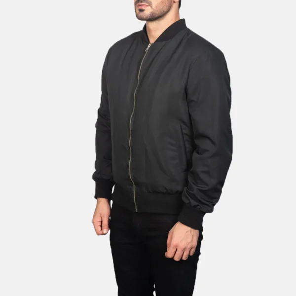 Zack Black Bomber Jacket - JH0126