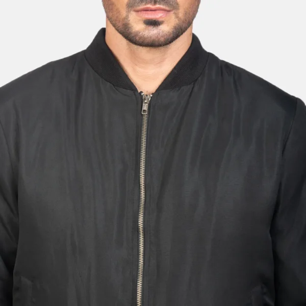 Zack Black Bomber Jacket - JH0126