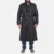 Mens Real Cowhide Leather Daniel Black Leather Trench Coat - JH0117